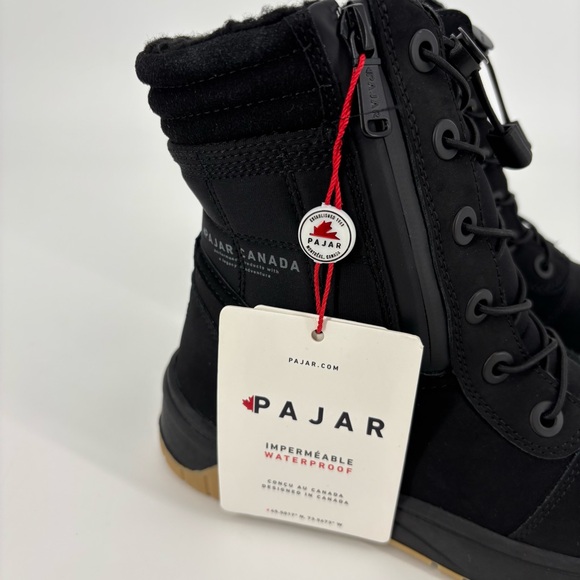 Pajar NWT Boys' Black Troop Waterproof Insulated Snow Boots, 2 - Picture 13 of 16